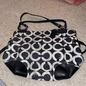 Coach patterned small purse!